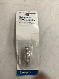 NUOVO RADIO SHACK 278-142 Maschio a Maschio TNC Accoppiatore Giunti 2 Maschio TNC Spine - Foto 1 di 2
