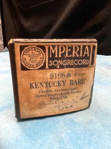 Imperial SongRecord #9198 **KENTUCKY BABE** Vintage Player Pianorolle - Bild 1 von 6
