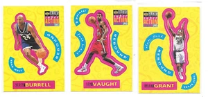 Lot: 3 1996-97 Collectors Choice Stick Ums Scott Burrell Loy Vaught Brian Grant - Picture 1 of 2