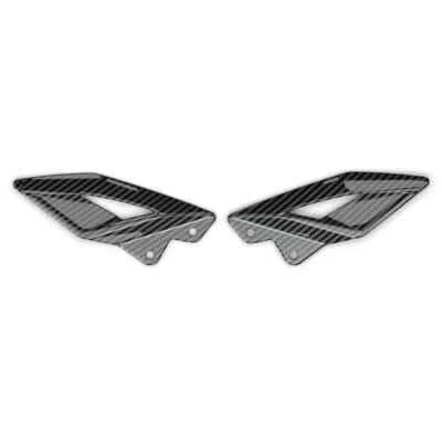 For Triumph Street Triple 660s/765/R/RS 2016-24 Carbon Fiber Heel Plates Guards - Image 1 of 4