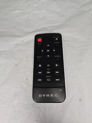 Original Genuine OEM DYNEX D052 DVD REMOTE CONTROL for DX-DVD2 32-27050 - Image 1 of 3