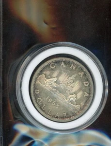 1965 Canadian Silver $1 Dollar Coin Canada - Picture 1 of 2