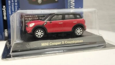 KYOSHO 1/64 MINI Cooper S Countryman Red  Diecast Model Car  From/Japan - Image 1 of 4