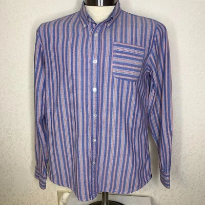 Element Skateboard Men's Shirt XL Stripe Long Sleeve Button Up - Image 1 of 4