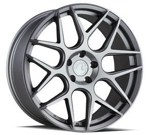 One 20x9 Aodhan AFF2 5x112 +30 Flow Forged Matte Gray Wheel - Picture 1 of 3