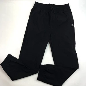 Hurley Streetwear Classic Skateboarding Black Jogger Pants Youth Size 18/20 - Picture 1 of 10