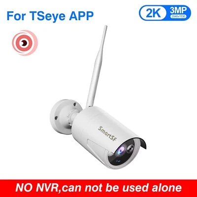SmartSF 3MP Wireless Wifi Security Camera Audio Recording IP Security Camera