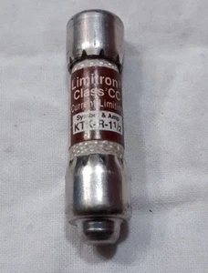 1 NOS Bussmann Limitron Class CC KTK R 1-1/2, 1-1/2 Ampere 600 Volt Sicherung KLKR 1-1/2 - Bild 1 von 2