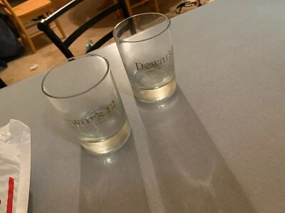 Set Of 2 Dewars Highball Glasses 4.5” X 3” Super Swanky Whisky Glass - Image 1 of 4