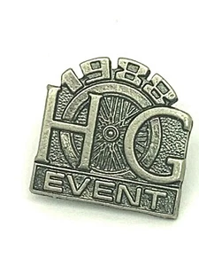 Harley Owners Group HOG 1988 Evento Motocicleta Tono Plateado Vintage Sombrero Chaleco Prendedor - Imagen 1 de 6