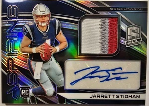 2019 Panini Spectra Aspiring Patch Autographs Jarrett Stidham #APA-4 /199 3 CLR - Picture 1 of 2