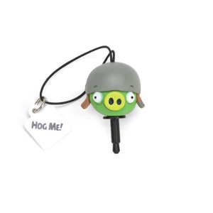 Angry Birds Helmet Pig Cellphone Charm Audio Jack Plug Cover - Picture 1 of 1