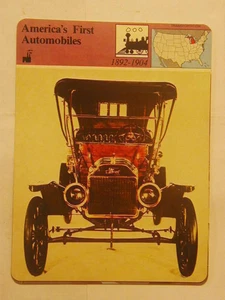 Story of America ~ AMERICA'S FIRST AUTOMOBILES ~ Photo card 04.19 - Imagen 1 de 1