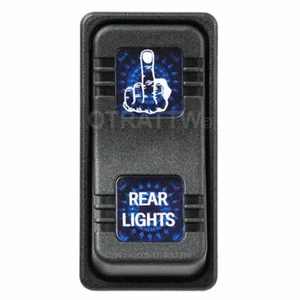 OTRATTW Carling Tech Contura X Rocker Switch, Polaris, REAR LIGHTS, BLUE LENS - Picture 1 of 4