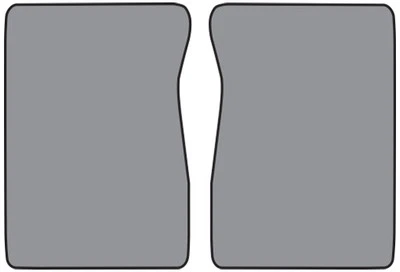 1971-1973 GMC C25/C2500 Pickup Loop Carpet Logo Floor Mat 2pc - Image 1 of 2