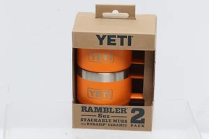 Yeti Rambler 6oz Limited Edition King Crab Orange Stackable Mugs - Picture 1 of 3