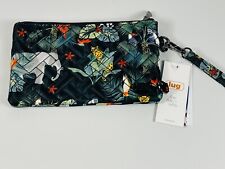 Lug Peekaboo Wristlet Pouch Only With Tags - Wildlife Black