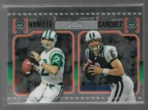 JOE NAMATH 2010 Topps Chrome Gridiron Inserto Lineage #CGL-NS. GETTI - Foto 1 di 1