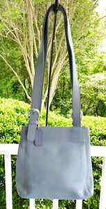 Coach SMALL 4157 Waverly Soho Y2K Sky Blue Leather Shoulder Bag - Picture 1 of 19