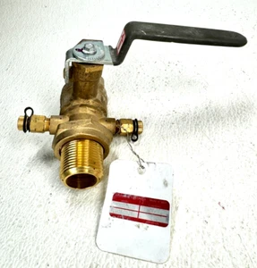 GRISWOLD CONTROLES 1" F-NPT x M-NPT Union, Válvula de Equilibrio de Latón, 7.6Cv - Imagen 1 de 9