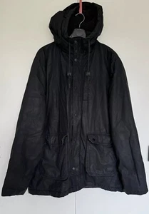 H&M Winter Black Parka Style Jacket Size XL - Picture 1 of 11