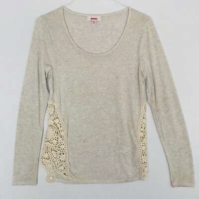 Bongo Womens Gray V-neck￼ ￼￼Sweater Size Large - Image 1 of 4