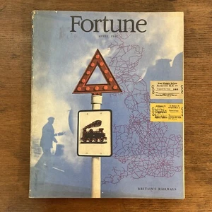 Vintage Fortune Magazine April 1947 Britain's Railways - Picture 1 of 16