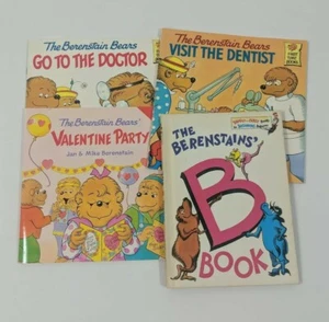 Lot of 4 BERENSTAIN BEARS CHILDREN BOOKS ALL DIFFERENT STAN JAN 1971, 1981, 2008 - Picture 1 of 10