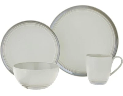 Mikasa Elura Gray 4-Piece Place Setting New - Image 1 of 4