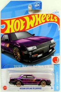 2024 Hot Wheels #44 HW J-Imports Nissan Skyline RS (KDR30) purple - Picture 1 of 1