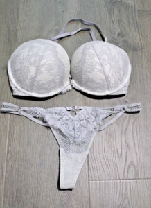 Victoria's Secret Underwire Bra Size 34DD Sexy Lace Rhinestones Push-Up - CHOICE - Picture 1 of 295