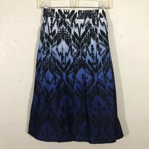 Charter Club “Fiji” Blue Lined Cotton Skirt NWT size 24W - Picture 1 of 6