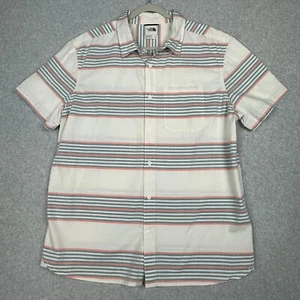 Camisa North Face Baytrail Jacquard SS Para Hombres XL Retro Rayas Bolsillo Gorpcore - Imagen 1 de 9