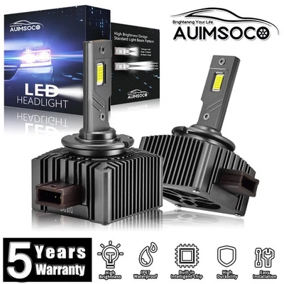 Para BMW 335d 2009-2011 D1S D1R D1C Bombillas LED haz alto/bajo 36000LM 6500K Foto 1 de 4