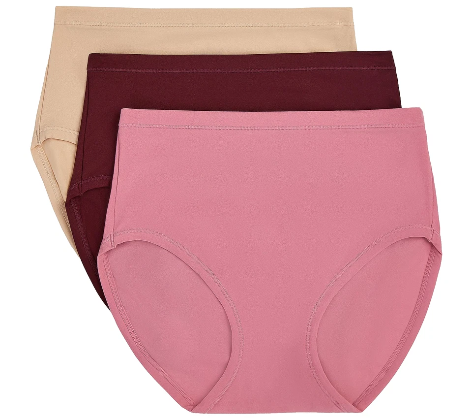 Cuddl Duds~Set of 3~Smooth Micro Stretch Hipster Brief~1X/2X~Warms~A511163 12094 - Image 1 of 1