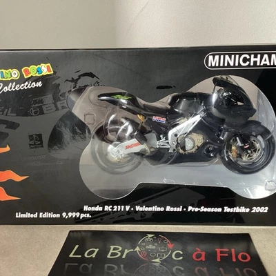 Minichamps 1/12 Collection Moto , Valentino ROSSI , 2002 Honda RC 211 V - Photo 1/4
