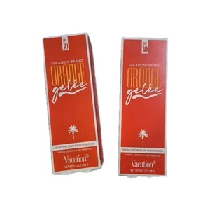 (2) Vacation Orange Gelee SPF 30 Broad Spectrum Sunscreen Gel 3.12oz New In Box - Picture 1 of 3