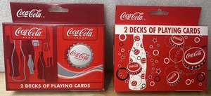Coca-Cola Bicycle Playing Cards 4 Sealed Decks Collectors! - 4 Decks COKE CARDS - Picture 1 of 3
