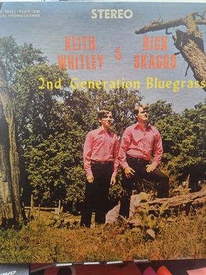 (RARE)Signed Keith Whitley & Ricky Skaggs 2nd Generation Bluegrass Vinyl LP 1971 - Image 1 of 4