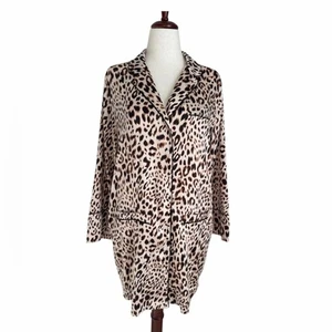 Victoria’s Secret Pyjama-Oberteil Satin Leopard M – Luxe Lounge, seidig weich Glamourös - Bild 1 von 10