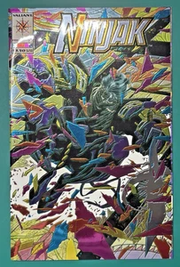 VALIANT COMICS: 1993 NINJAK #1 - SILVER CHROMIUM -  Palmiotti - RARE! - Picture 1 of 5