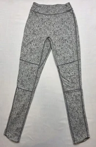 Gymshark Leggings Donna Fluer Texture Antracite Maul. Taglia XS - Foto 1 di 8