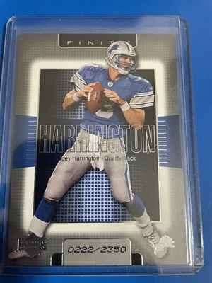 Joey Harrington 2003 Upper Deck Finite Detroit Lions 0222/2350 - Image 1 of 2