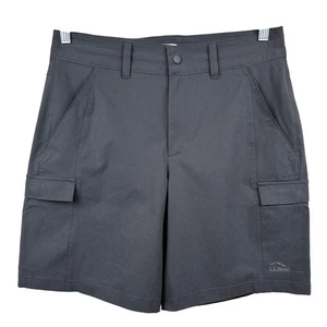 L.L. Bean Mountainside Shorts UPF Performance Alloy Gray Women's 10 Outdoor  - Picture 1 of 15