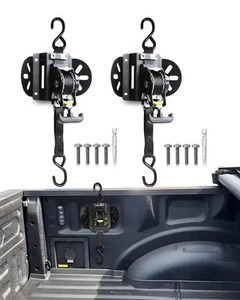 Retractable Truck Bed Ratchet Straps for Ford F150, Auto Retract Securing Str... - Picture 1 of 6
