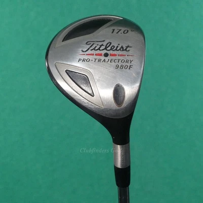 Titleist Pro Trajectory 980F Fairway 17° 4 madeira TT ouro dinâmico S300 aço rígido - Imagem 1 de 3
