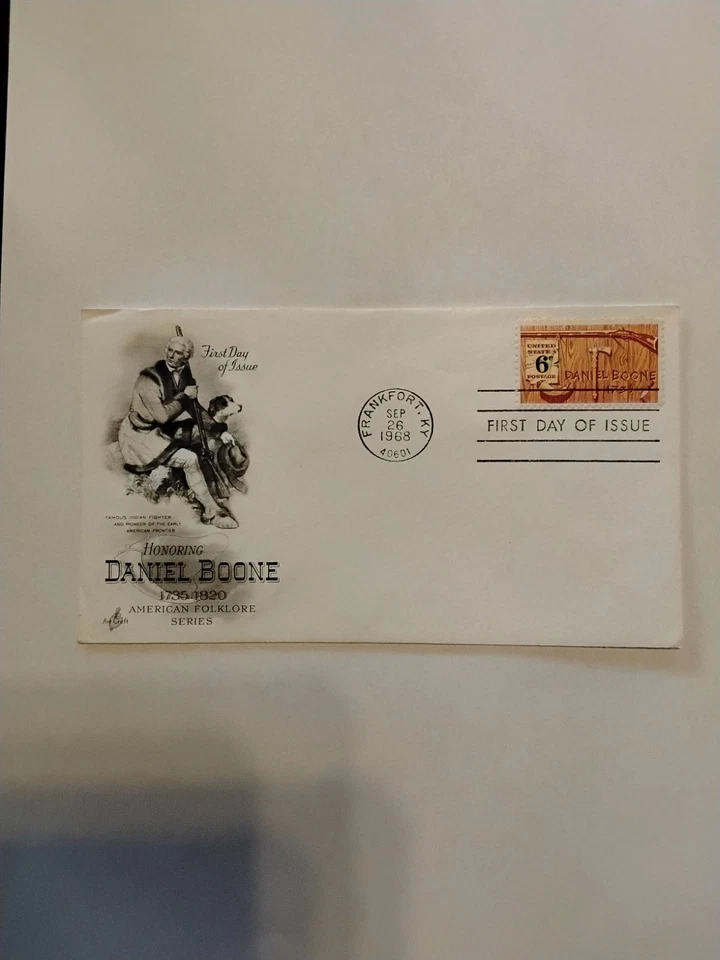 DANIEL BOONE USA FDC 1968 SCOTT #1357 - Image 1 of 1