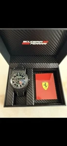 Scuderia Ferrari Black Carbon Fiber Mens Racing Watch  - Picture 1 of 3