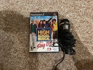 High School Musical Sing It! PS2 PlayStation 2 Microphone and Lyrics CIB - Picture 1 of 1