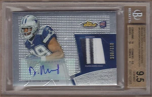 11 2011 Finest DeMarco Murray 2C, 4C Break JSY Patch Auto RC /310 BGS 9.5 GEM - Picture 1 of 1